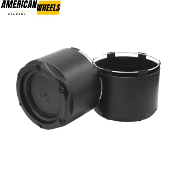 128mm 5in Fuel Wheel Center Caps #1003-50MB Matte Black - 20274178 - Image 3