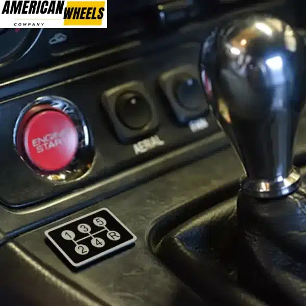 5 Speed Manual Stick shift stickers Aluminum Sticker Decal - 20220895Ax1 - Image 2