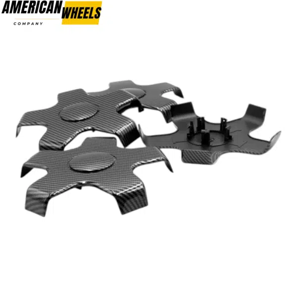 4pcs Tesla Model3 167mm 6 9/16in Wheel Center Caps Carbon Pattern - 20274108CF - Image 3