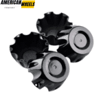 4pcs 137mm(5 6/16in) Black Wheel Center Cap for C-018 Hub Cover - 20214748 - Image 4