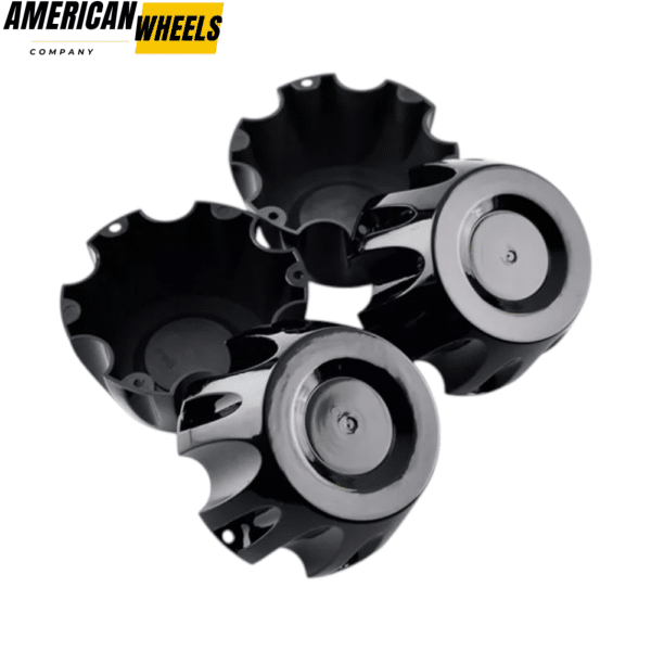4pcs 137mm(5 6/16in) Black Wheel Center Cap for C-018 Hub Cover - 20214748 - Image 4