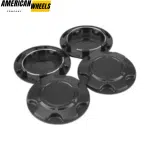 114mm 4 8/16in HubCaps for Polaris RZR Wheel Center Caps Turbo EPS - 20274155BK - Image 3