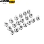 80pcs 22mm KMC XD Addict Wheel Rivets Nuts Lip Replacement For 10mm Hole Rim #Bdw027 - 23112216CH
