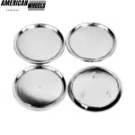 4pcs OZ 63mm 2 15/32in Wheel Center Caps #M643 Silver - 20214030B