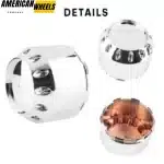 4pcs 99mm3 7/8in Wheel Hub Cap for XD Series by KMC HubCaps #464K98 - 20274181 - Image 4