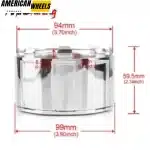 4pcs 99mm(3.9in) Eagle Alloys Wheel Center Caps #ACC 3226 06 #3226 #ACC 3226 06 #3226-06 - 20274230CH - Image 5