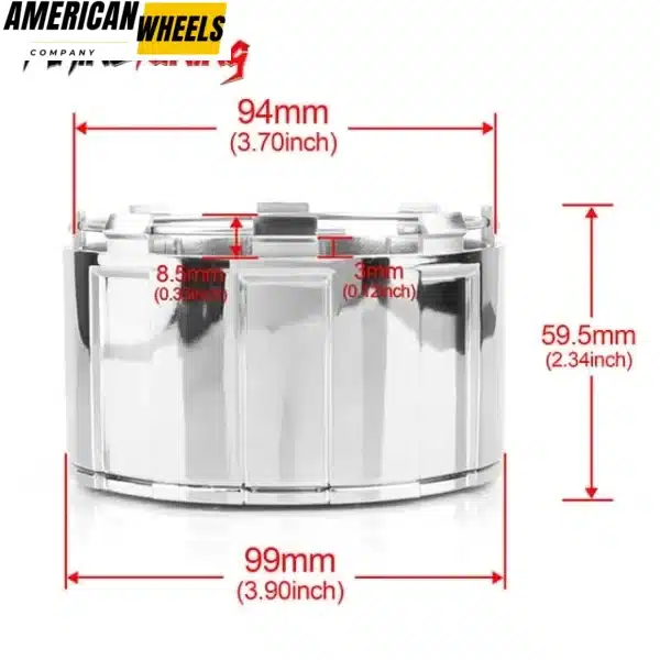 4pcs 99mm(3.9in) Eagle Alloys Wheel Center Caps #ACC 3226 06 #3226 #ACC 3226 06 #3226-06 - 20274230CH - Image 5