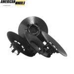 156mm 6.14in Tesla Wheel Center Cap Model Y - 20274192BKx4 - Image 2