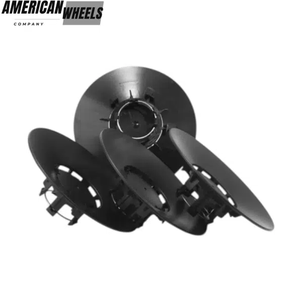 156mm 6.14in Tesla Wheel Center Cap Model Y - 20274192BKx4 - Image 2