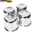 111mm 4.35in Push Through Center Caps for 4.35in Center Bore 3.54in Tall Trailer Wheels Center Cap - 20274159x1 - Image 2