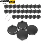 4pcs for Tesla Cybertruck Center Caps and 25pcs Lug Nut Covers Matte Black - 20250001MB[20214487MBRx4+23112227MBx25]