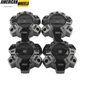 Monster Rims Wheel Center Caps for Mags 15x7 6 Hole Rims 138mm 5.43in Black - 20214679HB