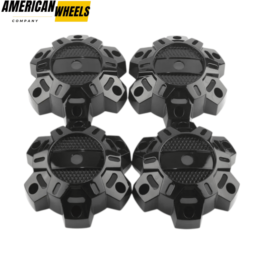 32995b36-7b9f-4252-8b30-7e4ae068ac8d Monster Rims Wheel Center Caps for Mags 15x7 6 Hole Rims 138mm 5.43in Black - 20214679HB - Image 1