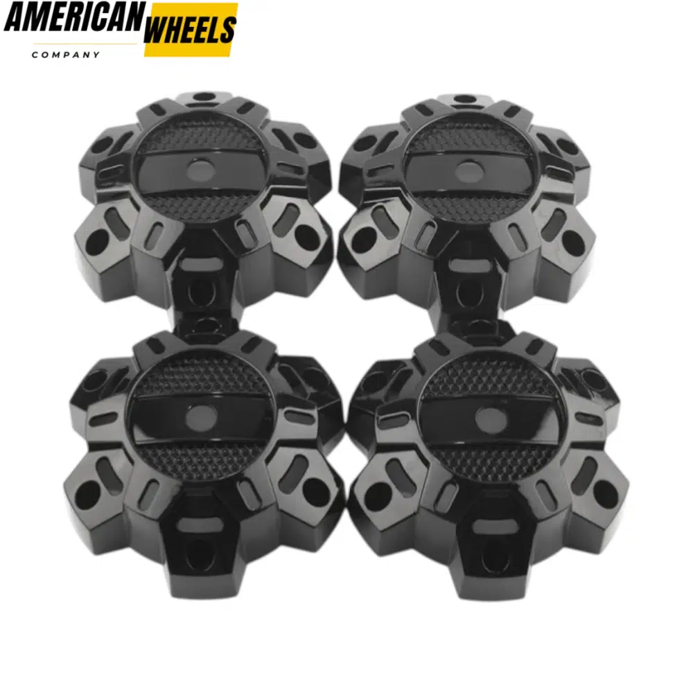 32995b36-7b9f-4252-8b30-7e4ae068ac8d Monster Rims Wheel Center Caps for Mags 15x7 6 Hole Rims 138mm 5.43in Black - 20214679HB - Image 1