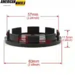63mm(2.48in) Wheel Center Caps for Dodge Subaru OZ Racing Weds Kranze Bazreia #28821SA030 #28821VA010 - 20274170 - Image 8