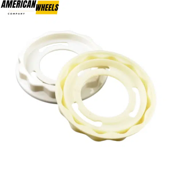 4pcs BBS 101mm 3 31/32in Wheel Center Cap Parts #09.24.383 Bright White - 20214674WT - Image 4