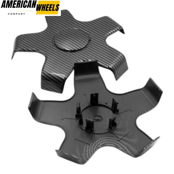 4pcs Tesla Model3 167mm 6 9/16in Wheel Center Caps Carbon Pattern - 20274108CF - Image 4