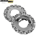 4pcs BBS 151mm 5 15/16in Wheel Center Cap Parts #09.24.038 Black Chrome - 20214671BC - Image 3