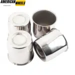130mm 5.15 Push Through Center Caps for 5.15" Bore 4.92” Tall Stainless - 20274308