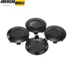 Renault Curved Wheel Center Caps 4pcs OD: 57mm 2 7/32in ID: 52mm 2 1/16in - 20274200BK - Image 3