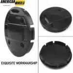 56mm 2.2in Volkswagen Golf R32 GTI Jetta Wheel Center Caps 1J0 601 171 4pcs - 20274172 - Image 4