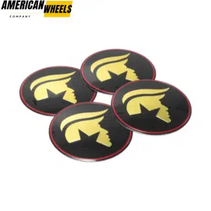 65mm 2.56in Wheel Center Cap Sticker Trump Hubcap Decal - 20270024