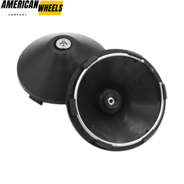 4pcs Honda 66mm 2 19/32in Wheel Center Caps Black for Civic Wheels Universal Rim Hubcap - 20274136BK - Image 2