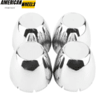 4PCS 2.75" Bore Dome Wheel Center Cap for OD: 72.5mm(2.85") ID:70mm(2.75") - 20272035
