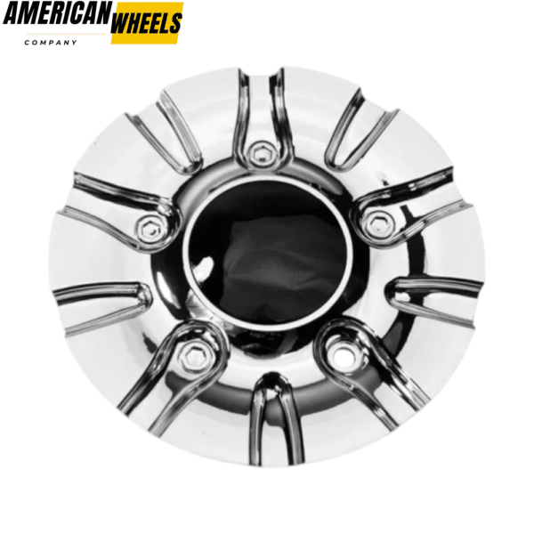 4pcs 175mm 6 7/8in Wheel Center Caps With Black Label - 20214368 - Image 2