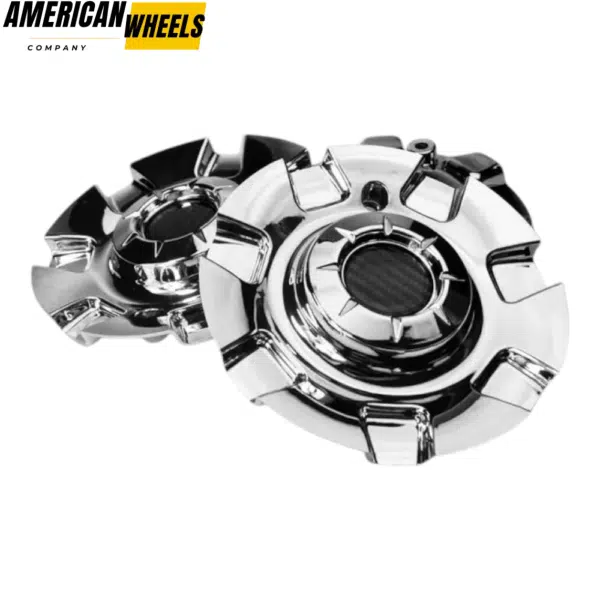 4pcs Dynasty Wheels 180mm 7 1/16in Rim Center Caps #CT0805-CAP Carbon Fiber Texture - Image 2
