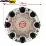 207mm/8.15in Wheel Center Caps for Car Decorations Center Rims Exterior Accessories - 20280019CH - Image 5
