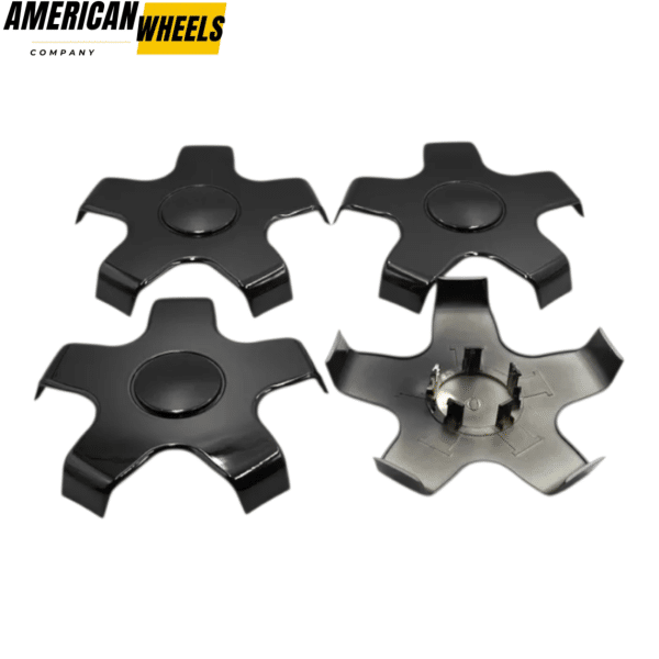 4pcs Tesla Model3 167mm 6 9/16in Wheel Center Caps Bright Black - 20274108HB - Image 3