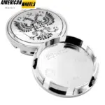 4pcs Subaru National Emblem Of The Russian 61mm 2 3/8in Wheel Center Caps #28821AE000 Silver Base - 20277075CH（20214550CH+20220959BKS ）x4 - Image 5