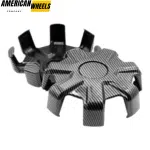 Tesla Model Y Center Caps 203mm Carbon Fiber 7 claws - 20274120CF - Image 3