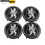 4pcs BMW Bavaria Coat Of Arms 68mm 2 21/32in Center Cap Sticker Aluminum - 20214008
