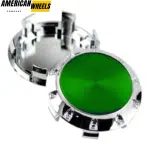 4pcs Benz OZ 75mm 2 15/16in Wheel Center Caps Green Laber Silver Base - 20214948CHG[4618GR+4725CH]x4 - Image 5