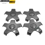 4pcs Tesla Model3 167mm 6 9/16in Wheel Center Caps Carbon Pattern - 20274108CF