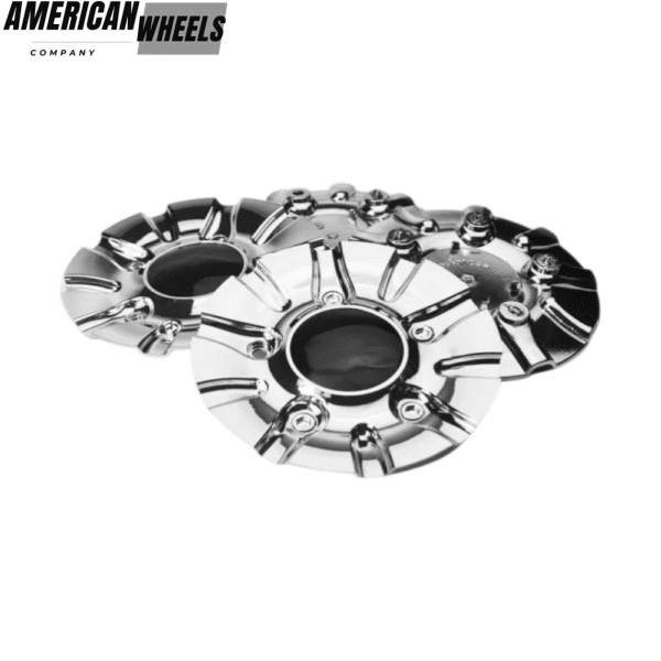 4pcs 175mm 6 7/8in Wheel Center Caps With Black Label - 20214368 - Image 3