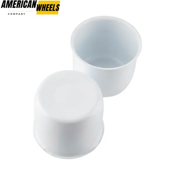 4.25 trailer wheel center caps for 4.25" Bore 3.66" Tall White Stainless - 20274309WT - Image 3