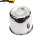 108mm 4.25in Push Through Center Cap Chrome Stainless Steel Available - (20274112+20220971)x1 - Image 2