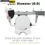 4pcs 140mm/ 5 1/2in Wheel Center Cap for Toyota TRD Pro SR PT280-35170-02 Hub Cap - 20294001 - Image 3