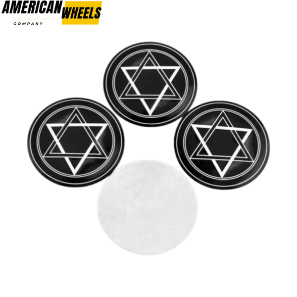 4pcs Dodge 56mm 2 3/16in Center Cap Sticker Aluminum - 20214006 - Image 2