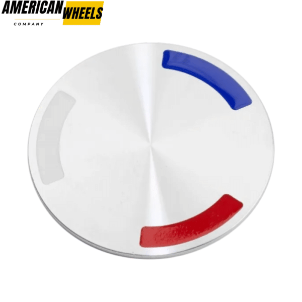 59mm Tri-color Wheel Center Sticker Metal - 20214523 - Image 2