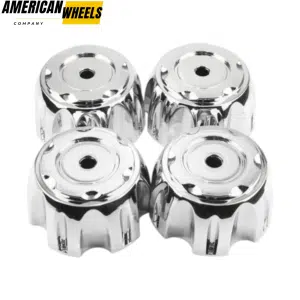 4pcs 128mm(5.04in) Wheel Center Cap for HPD FORD Wheels HD Off-Road V1 Black Hupcover - 20280006