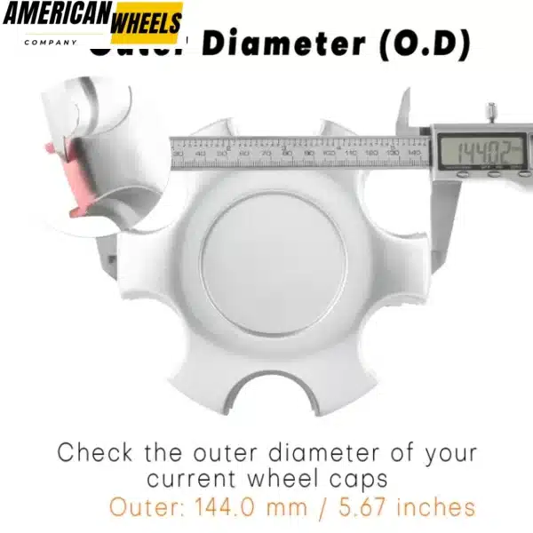 144mm 5 11/16in Wheel Center hub Cap for Toyota Tacoma Center Caps - 20290002SV - Image 3