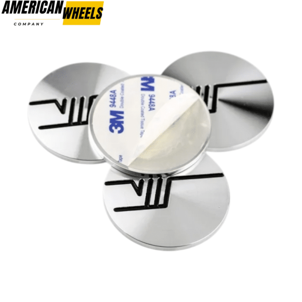 56mm Skoda V Wheel Center Cap Sticker Decal Mental - 20214467 - Image 2
