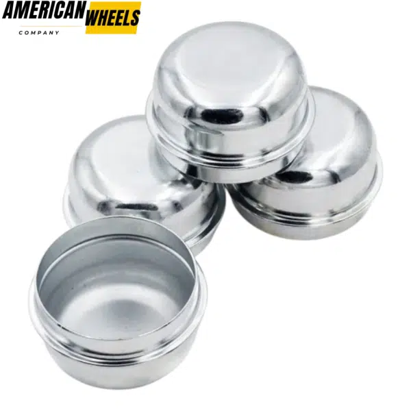 4pcs Metal 57mm 2 7/32in Wheel Center Caps Chrome - Image 3