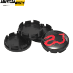 Gragon Emblem Snap-On Subaru Audi Wheel Center Caps For Rims 61mm (2.40in) - Image 6