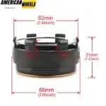 4pcs 66mm(2.6in) Wheel Center Cap for Rays TE37 Tokyo Time Attack Rota G-force 17" Wheel Rim - 20277127 - Image 5