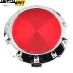 75mm Benz OZ Wheel Center Caps For C G Class ML350 610C6010K74 - 20214948CHR[14618RD+14725CH]x4 - Image 3
